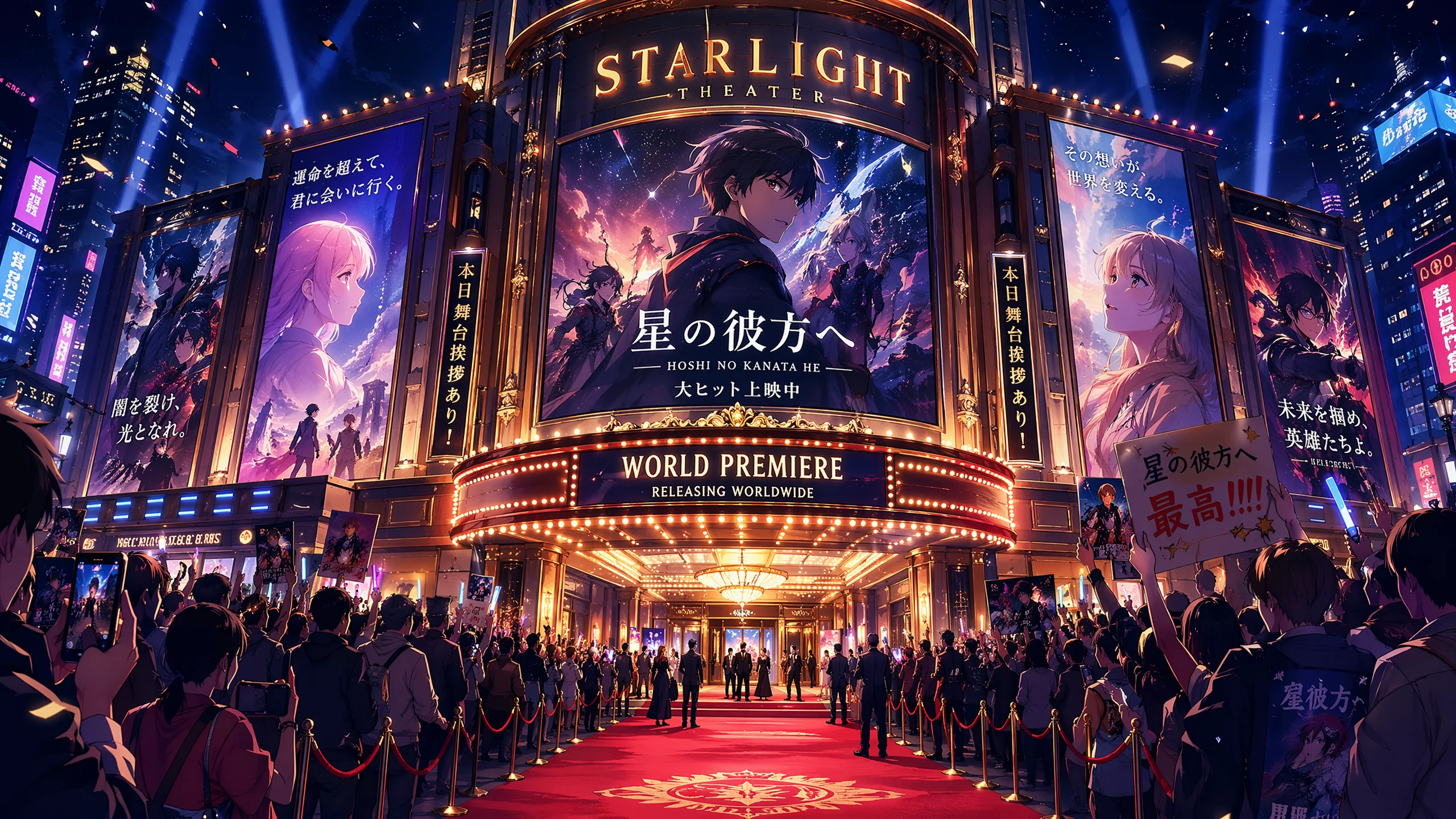 动漫电影首映现场